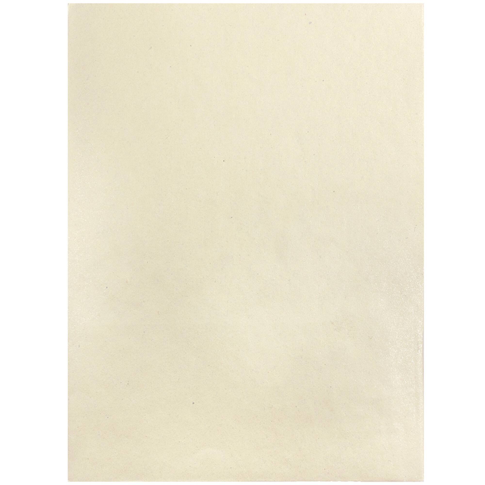 JAM Paper Ivory Metallic Handmade Folders, 100ct.